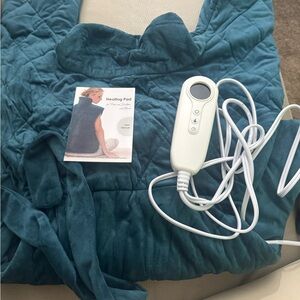 Electric Heating Pad Wrap in Teal